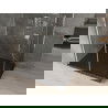 Mexen Omega cabine de douche coulissante 100 x 80 cm, transparent, chrome + receveur Flat, noir - 825-100-080-01-00-4070