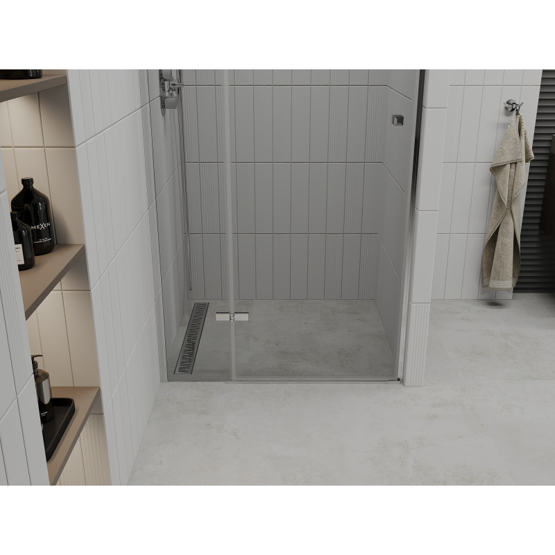 Mexen Roma porte de douche pivotante 95 cm, transparent, chromé - 854-095-000-01-00