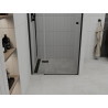 Mexen Roma porte de douche pivotante 70 cm, transparente, noire - 854-070-000-70-00