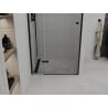 Porte de douche pivotante Mexen Roma 90 cm, transparent, noir - 854-090-000-70-00