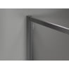 Mexen Kioto-F paroi de douche Walk-in avec cadre 100 x 85 cm, transparent 8 mm, gris canon brossé - 800-100-202-04-66-085