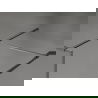 Mexen Kioto-F paroi de douche à l'italienne avec cadre 180 x 85 cm, transparent 8 mm, gris canon brossé - 800-180-202-04-66-085