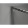 Mexen Kioto-F paroi de douche Walk-in avec cadre 145 x 90 cm, transparent 8 mm, gris canon brossé - 800-145-202-04-66-090