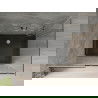Mexen Omega cabine de douche coulissante 120 x 80 cm, transparent, chrom + receveur Flat, noir - 825-120-080-01-00-4070