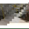 Mexen Omega cabine de douche coulissante 100 x 90 cm, transparent, dorée + receveur plat, noir - 825-100-090-50-00-4070G