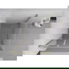 Mexen Exo cabine de douche pivotante 100 x 100 cm, transparente, dorée - 814-100-100-50-00