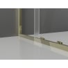 Mexen Exo cabine de douche coulissante 90 x 70 cm, transparente, dorée - 8151-090-070-50-00