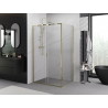 Mexen Exo-S cabine de douche coulissante 105 x 70 cm, transparent, doré - 8151-105-070-50-00