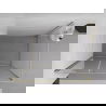 Mexen Exo cabine de douche pivotante 155 x 70 cm, transparente, dorée - 819-155-070-50-00