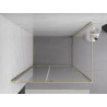 Mexen Exo-R cabine de douche pivotante 160 x 70 cm, transparente, dorée - 819-160-070-50-00