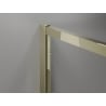 Mexen Exo cabine de douche pivotante 150 x 80 cm, transparent, or - 819-150-080-50-00
