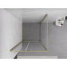 Mexen Exo-R cabine de douche pivotante 100 x 100 cm, transparente, dorée - 819-100-100-50-00