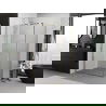 Mexen Exo cabine de douche battante 115 x 100 cm, transparent, dorée - 819-115-100-50-00