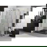 Mexen Exo cabine de douche battante 145 x 100 cm, transparent, or - 819-145-100-50-00
