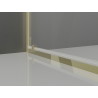 Mexen Exo-BR Duo cabine de douche pivotante 70 x 70 cm, transparent, or - 8182-070-070-50-00