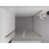 Mexen Exo-BR Duo cabine de douche battante 90 x 70 cm, transparent, dorée - 8182-090-070-50-00