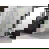 Mexen Exo cabine de douche battante 80 x 80 cm, transparent, or - 8182-080-080-50-00