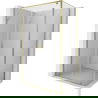 Cabine de douche battante Mexen Exo 70 x 85 cm, transparente, dorée - 8182-070-085-50-00