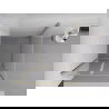 Mexen Exo cabine de douche pivotante 100 x 100 cm, transparent, dorée - 8182-100-100-50-00