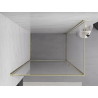 Mexen Exo-BR cabine de douche pivotante 85 x 70 cm, transparente, dorée - 8181-085-070-50-00