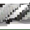 Cabine de douche pliante Mexen Exo 70 x 80 cm, transparent, or - 8181-070-080-50-00
