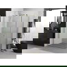 Cabine de douche battante Mexen Exo 85 x 80 cm, transparent, dorée - 8181-085-080-50-00