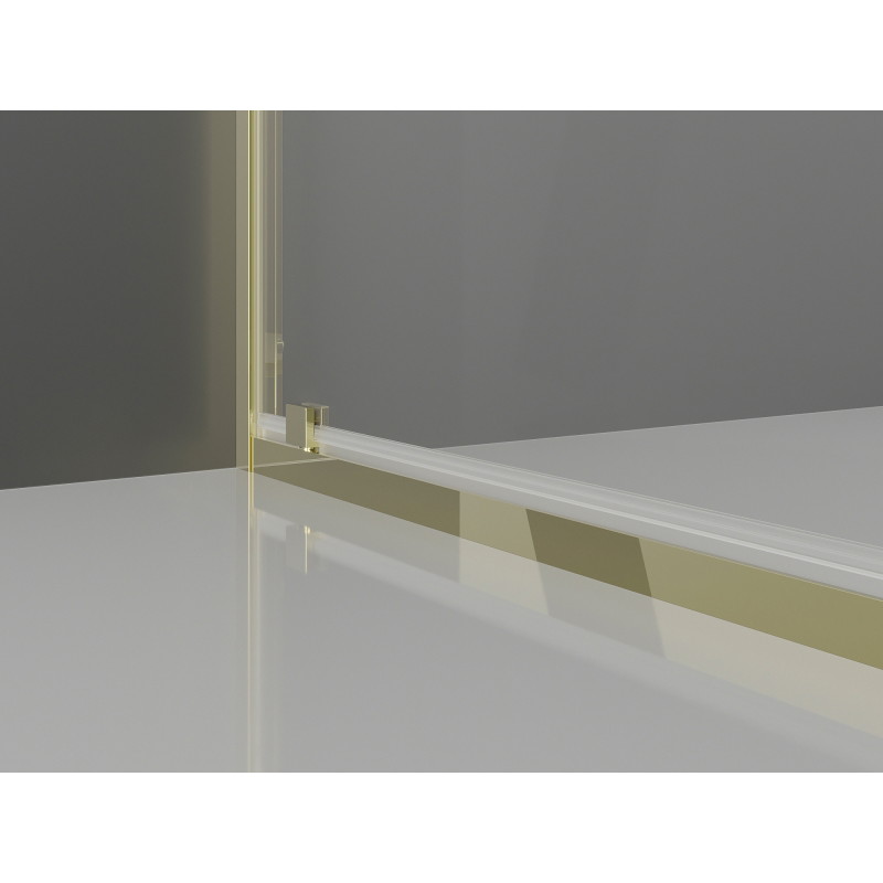 Mexen Exo-BR cabine de douche pivotante 75 x 85 cm, transparent, or - 8181-075-085-50-00