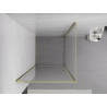 Mexen Exo-B cabine de douche pivotante 85 x 85 cm, transparente, or - 817-085-085-50-00