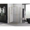 Mexen Exo-B cabine de douche pivotante 70 x 95 cm, transparent, or - 817-070-095-50-00