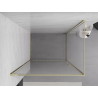 Mexen Exo-B cabine de douche pivotante 70 x 95 cm, transparent, or - 817-070-095-50-00