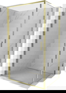 Mexen Exo cabine de douche pivotante 85 x 95 cm, transparent, doré - 817-085-095-50-00