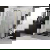 Mexen Exo cabine de douche ouvrante 70 x 100 cm, transparent, or - 817-070-100-50-00