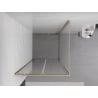 Mexen Exo cabine de douche pliante 75 x 75 cm, transparent, dorée - 816-075-075-50-00