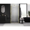 Mexen Exo-B Duo portes de douche doubles à battant 70 cm, transparent, doré - 814-070-000-50-00