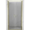 Mexen Exo porte de douche doubles battantes 80 cm, transparent, doré - 814-080-000-50-00