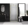 Mexen Exo portes de douche coulissantes 100 cm, transparentes, dorées - 8151-100-000-50-00