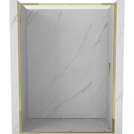 Mexen Exo-S porte de douche coulissante 150 cm, transparente, dorée - 8151-150-000-50-00