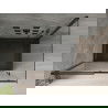 Mexen Omega cabine de douche coulissante 100 x 90 cm, transparent, noir + receveur Flat, noir - 825-100-090-70-00-4070B