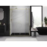 Mexen Exo-S Duo portes de douche doubles coulissantes 140 cm, transparentes, dorées - 8152-140-000-50-00