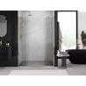 Mexen Exo portes de douche doubles coulissantes 160 cm, transparentes, dorées - 8152-160-000-50-00