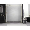 Mexen Exo-S Duo portes de douche coulissantes doubles 190 cm, transparentes, dorées - 8152-190-000-50-00
