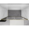 Mexen Exo-S Duo portes de douche coulissantes doubles 200 cm, transparentes, dorées - 8152-200-000-50-00