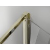 Mexen Exo-F porte de douche pliable 65 cm, transparent, or - 816-065-000-50-00