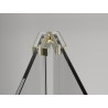 Mexen Exo-F porte de douche pliable 65 cm, transparent, or - 816-065-000-50-00