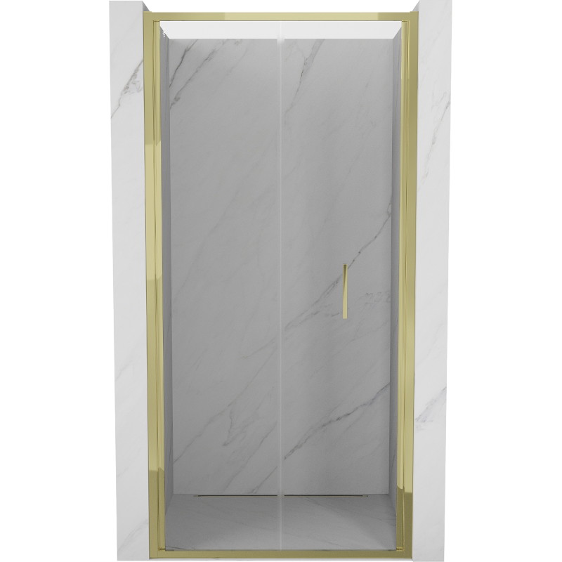 Mexen Exo-F porte de douche pliante 75 cm, transparent, dorée - 816-075-000-50-00