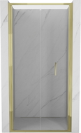 Mexen Exo-F portes de douche pliantes 90 cm, transparentes, dorées - 816-090-000-50-00