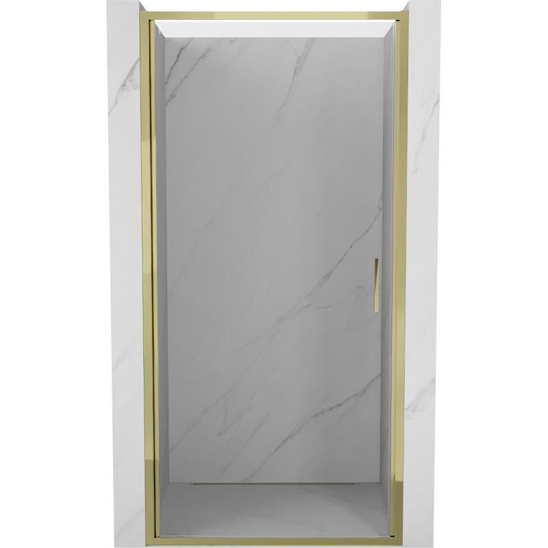 Mexen Exo-B porte de douche pivotante 75 cm, transparent, or - 817-075-000-50-00