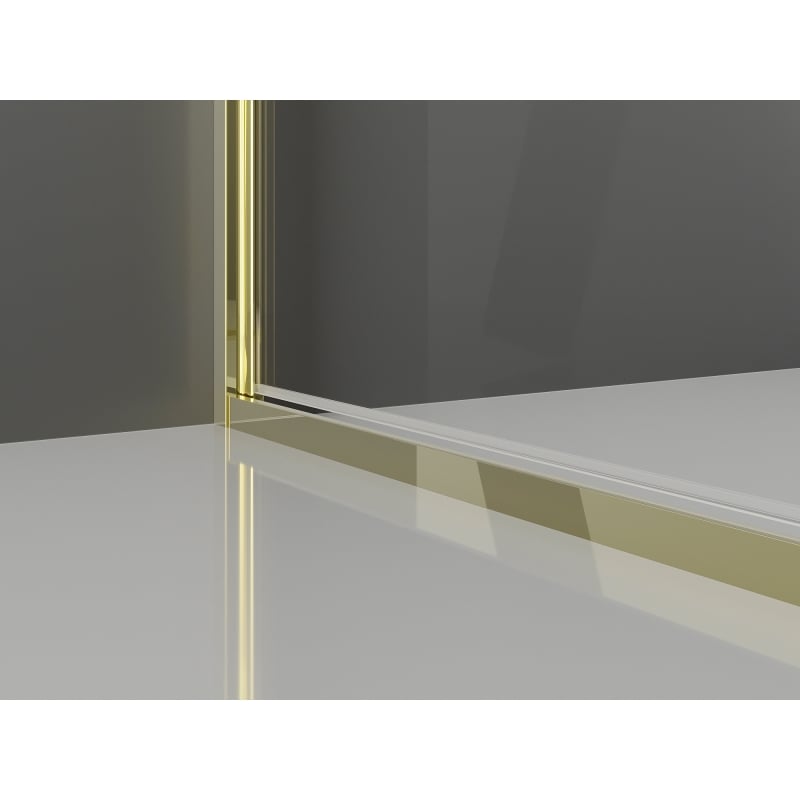 Mexen Exo-B porte de douche pivotante 85 cm, transparent, or - 817-085-000-50-00