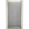 Mexen Exo-BR porte de douche pivotante 75 cm, transparente, dorée - 8181-075-000-50-00