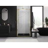 Mexen Exo-BR porte de douche pivotante 75 cm, transparente, dorée - 8181-075-000-50-00